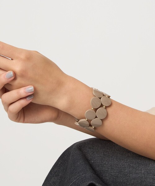 green label relaxing（グリーンレーベルリラクシング）の「＜Feeka＞ブレスレット（ブレスレット・レディース・ブラック/モカ・FREE）」の10枚目の写真