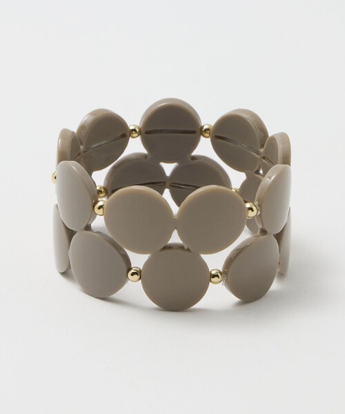 green label relaxing（グリーンレーベルリラクシング）の「＜Feeka＞ブレスレット（ブレスレット・レディース・ブラック/モカ・FREE）」の9枚目の写真