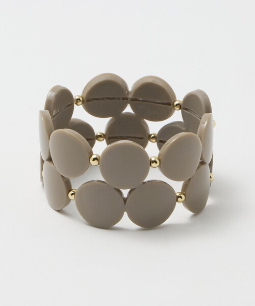 green label relaxing（グリーンレーベルリラクシング）の「＜Feeka＞ブレスレット（ブレスレット・レディース・ブラック/モカ・FREE）」の7枚目の写真