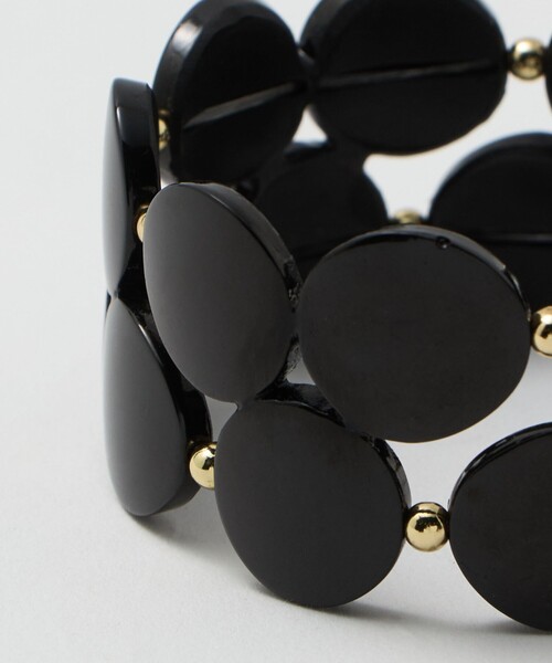 green label relaxing（グリーンレーベルリラクシング）の「＜Feeka＞ブレスレット（ブレスレット・レディース・ブラック/モカ・FREE）」の4枚目の写真