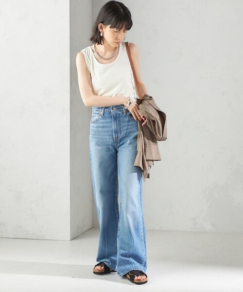 SHIPS(シップス)の「〈手洗い可能〉ポリエステル スノー ベロア 前後 2WAY タンクトップ(タンクトップ・レディース・ネイビー/ボルドー/ブラウン/オフホワイト・ONE SIZE)」の11枚目の写真