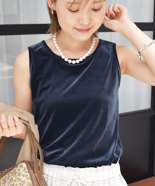 セール】〈手洗い可能〉ポリエステル スノー ベロア 前後 2WAY タンク