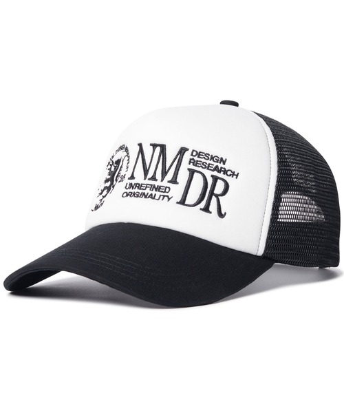 NOMANUAL(NOMANUAL)の「「NOMANUAL /ノーマニュアル」EMBLEM TRUCKER CAP(キャップ・メンズ・ブラック/ブラウン・FREE)」の2枚目の写真