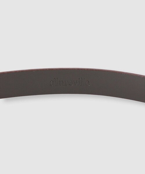 allureville（アルアバイル）の「コンチョバックルナローベルト（ベルト・レディース・ブラウン/ブラック・FREE）」の4枚目の写真