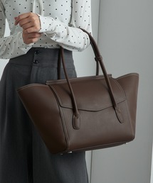 &MyuQ | 【&MyuQ】OPERIA トートバッグ A4収納可能 PC ビジネスバッグ 通勤 通学(トートバッグ)