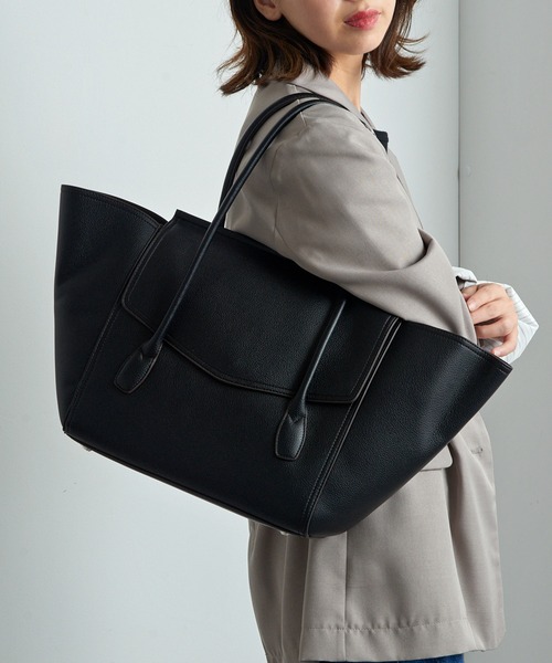 &MyuQ(アンドミューク)の「【&MyuQ】OPERIA トートバッグ A4収納可能 PC ビジネスバッグ 通勤 通学(トートバッグ・レディース・キャメル/ブラック/ダークブラウン・FREE)」の17枚目の写真