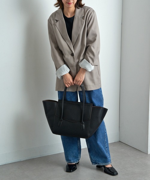 セール】【＆MyuQ】OPERIA トートバッグ A4収納可能 PC ビジネスバッグ