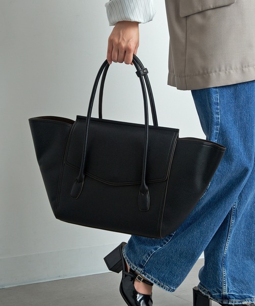 &MyuQ(アンドミューク)の「【&MyuQ】OPERIA トートバッグ A4収納可能 PC ビジネスバッグ 通勤 通学(トートバッグ・レディース・キャメル/ブラック/ダークブラウン・FREE)」の22枚目の写真