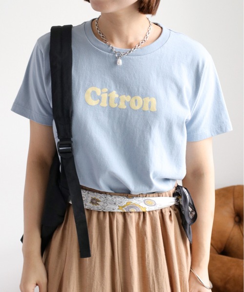 cepo(セポ)の「ロゴプリント半袖Tee(Tシャツ/カットソー・レディース・ピンク/チャコール/ブルー/オフホワイト/ホワイト系その他・M)」の4枚目の写真