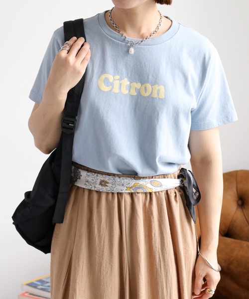 cepo(セポ)の「ロゴプリント半袖Tee(Tシャツ/カットソー・レディース・ピンク/チャコール/ブルー/オフホワイト/ホワイト系その他・M)」の19枚目の写真