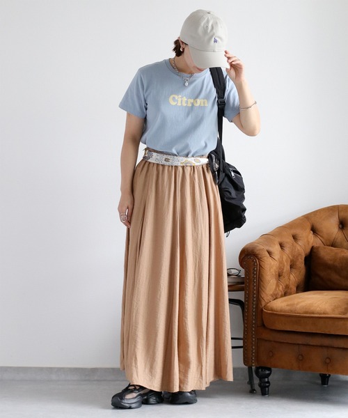 cepo(セポ)の「ロゴプリント半袖Tee(Tシャツ/カットソー・レディース・ピンク/チャコール/ブルー/オフホワイト/ホワイト系その他・M)」の21枚目の写真