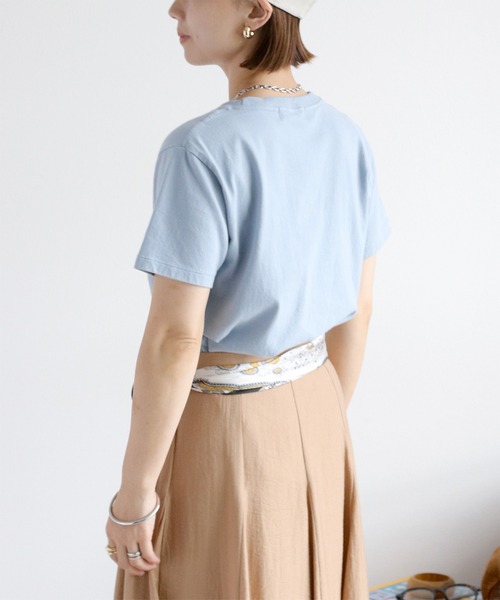 cepo(セポ)の「ロゴプリント半袖Tee(Tシャツ/カットソー・レディース・ピンク/チャコール/ブルー/オフホワイト/ホワイト系その他・M)」の16枚目の写真