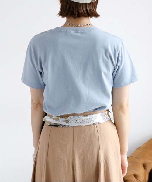 cepo(セポ)の「ロゴプリント半袖Tee(Tシャツ/カットソー・レディース・ピンク/チャコール/ブルー/オフホワイト/ホワイト系その他・M)」の17枚目の写真