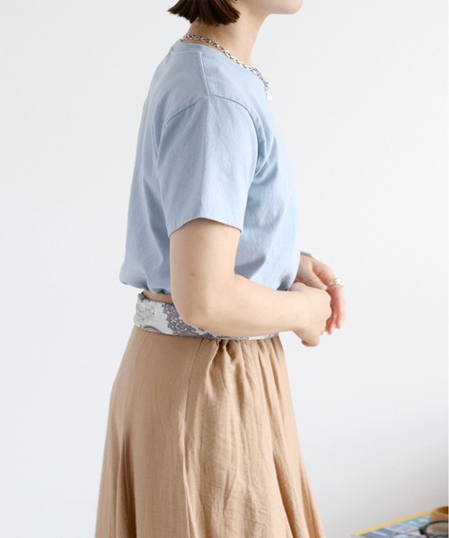 cepo(セポ)の「ロゴプリント半袖Tee(Tシャツ/カットソー・レディース・ピンク/チャコール/ブルー/オフホワイト/ホワイト系その他・M)」の18枚目の写真
