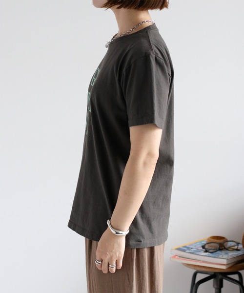 cepo(セポ)の「ロゴプリント半袖Tee(Tシャツ/カットソー・レディース・ピンク/チャコール/ブルー/オフホワイト/ホワイト系その他・M)」の13枚目の写真