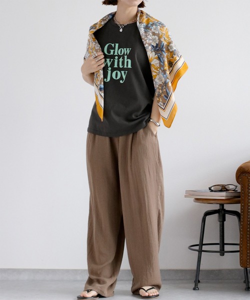 cepo(セポ)の「ロゴプリント半袖Tee(Tシャツ/カットソー・レディース・ピンク/チャコール/ブルー/オフホワイト/ホワイト系その他・M)」の10枚目の写真