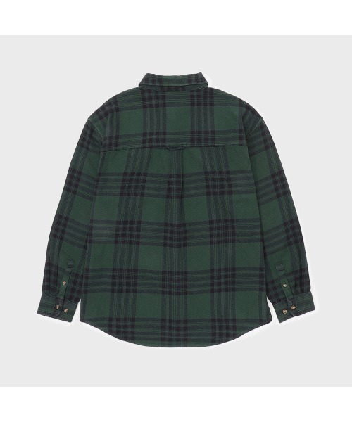 Timberland（ティンバーランド）の「ミッドウェイト フランネルチェック シャツ レディース（シャツ/ブラウス・レディース・グリーン・X-SMALL/X-LARGE/SMALL/MEDIUM/LARGE）」の7枚目の写真