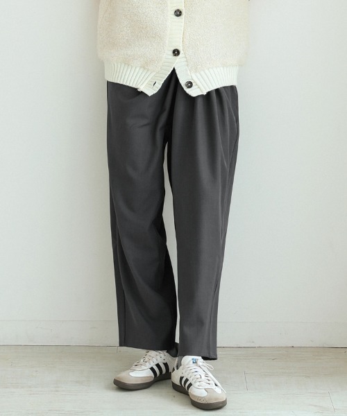 DONOBAN（ドノバン）の「ドレープパンツ（スラックス・レディース・ブラック/グレー/キャメル/アイボリー・LONG/SHORT）」の21枚目の写真