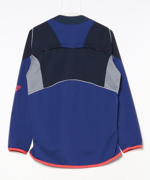 【古着】adidas ネイビー シャツ トップス adidas - アディダス ヴィンテージ ゲームシャツ ネイビー
