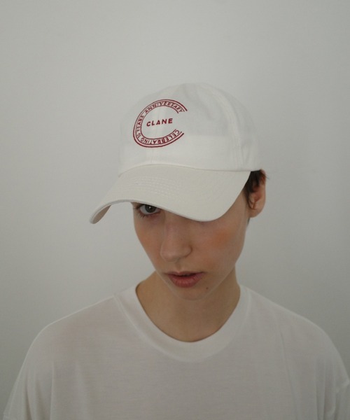 CLANE(クラネ)の「10TH LOGO CAP(キャップ・レディース・ブラック/ホワイト/ブラウン・FREE)」の1枚目の写真