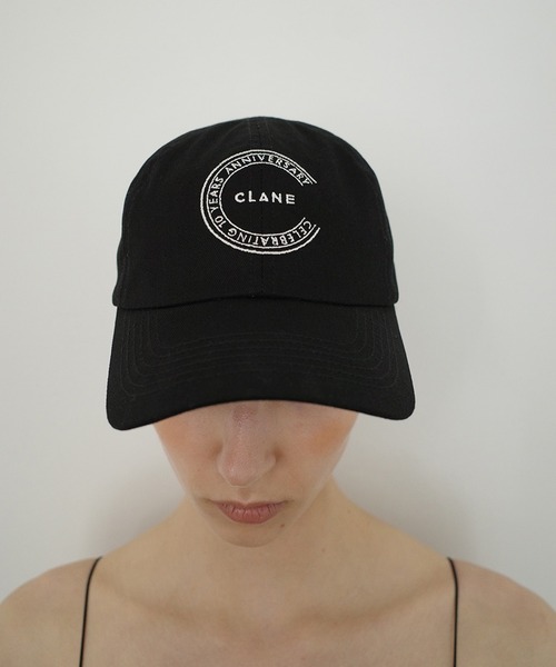 CLANE(クラネ)の「10TH LOGO CAP(キャップ・レディース・ブラック/ホワイト/ブラウン・FREE)」の2枚目の写真