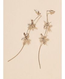 SNIDEL(スナイデル)のフラワーロングピアス(ピアス(両耳用))