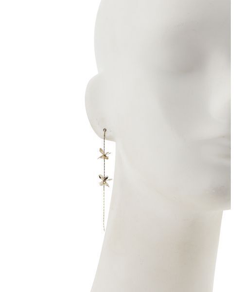 SNIDEL(スナイデル)の「フラワーロングピアス(ピアス(両耳用)・レディース・シルバー/ゴールド・F)」の6枚目の写真