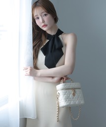 one after another NICE CLAUP | 【Mode Ribbon Collection】アメスリニットワンピース(ワンピース)