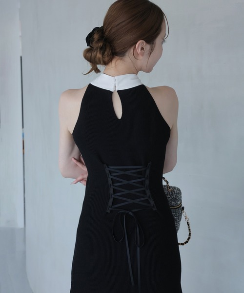 セール】【Mode Ribbon Collection】アメスリニットワンピース