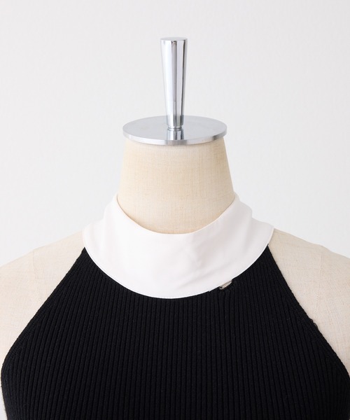 one after another NICE CLAUP（ワンアフターアナザーナイスクラップ）の「【Mode Ribbon Collection】アメスリニットワンピース（ワンピース・レディース・ネイビー/アイボリー/ブラック・FREE）」の12枚目の写真