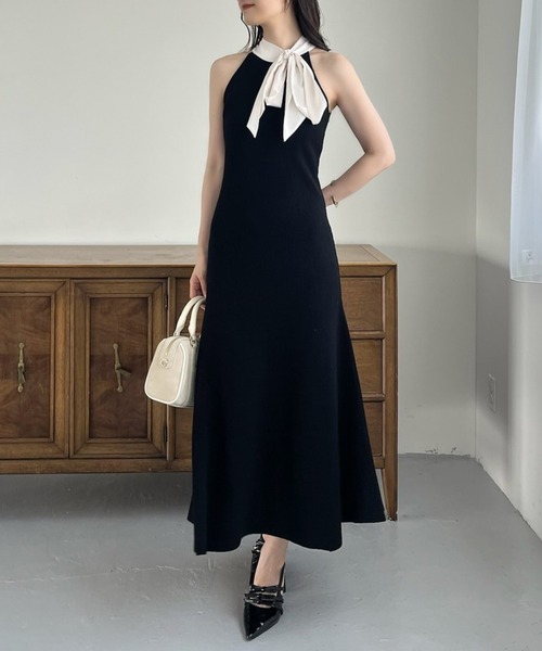 セール】【Mode Ribbon Collection】アメスリニットワンピース