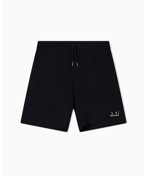 ARMANI EXCHANGE（アルマーニエクスチェンジ）の「【A|X アルマーニ エクスチェンジ】ゴールドロゴ スウェットハーフパンツ（スウェットパンツ・メンズ・ブラック・LARGE/MEDIUM/SMALL/X-LARGE/X-SMALL）」の5枚目の写真