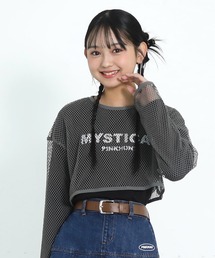 PINKHUNT（ピンクハント）の「PINKHUNT ピンクハント メッシュセットロンT 0788K（Tシャツ/カットソー・キッズ）」