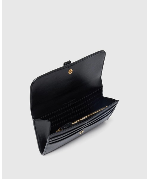 STELLA McCARTNEY(ステラマッカートニー)の「Ryder Flap Continental Wallet / ライダー フラップ コンチネンタル ウォレット(財布・レディース・ブラック/ブラウン・ONE SIZE)」の6枚目の写真