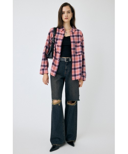 MOUSSY(マウジー)の「BOUCLE TWEED キャミソール(キャミソール・レディース・ブラック系その他/ブラック・1/2)」の3枚目の写真