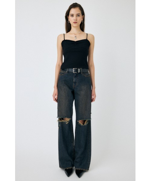 MOUSSY(マウジー)の「BOUCLE TWEED キャミソール(キャミソール・レディース・ブラック系その他/ブラック・1/2)」の5枚目の写真