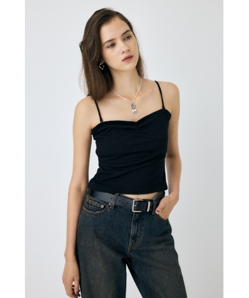 MOUSSY(マウジー)の「BOUCLE TWEED キャミソール(キャミソール・レディース・ブラック系その他/ブラック・1/2)」の7枚目の写真