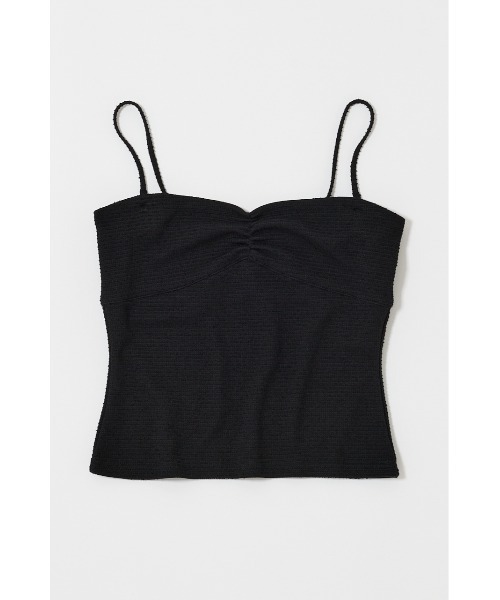 MOUSSY(マウジー)の「BOUCLE TWEED キャミソール(キャミソール・レディース・ブラック系その他/ブラック・1/2)」の8枚目の写真