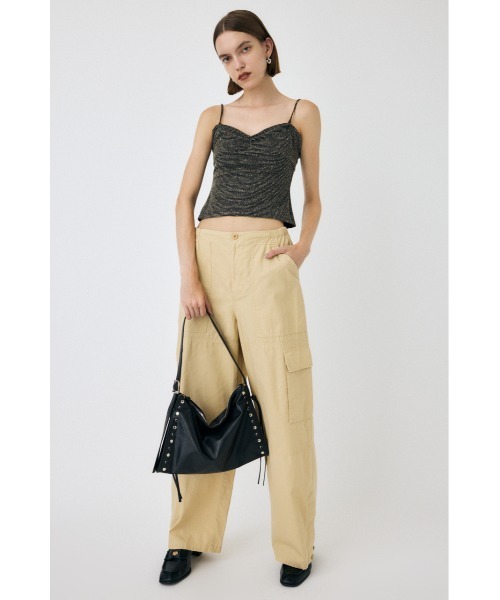 MOUSSY(マウジー)の「BOUCLE TWEED キャミソール(キャミソール・レディース・ブラック系その他/ブラック・1/2)」の12枚目の写真