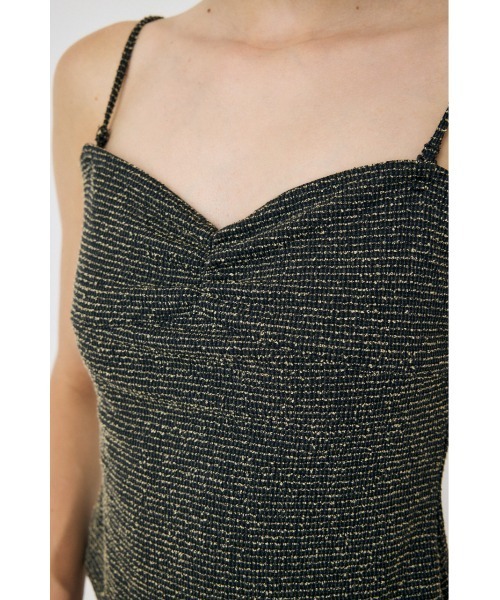 MOUSSY(マウジー)の「BOUCLE TWEED キャミソール(キャミソール・レディース・ブラック系その他/ブラック・1/2)」の14枚目の写真