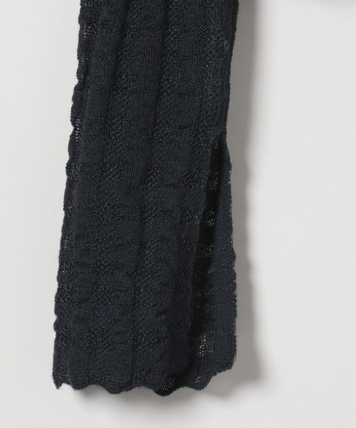 JEANASIS（ジーナシス）の「12Gチェックジャガードクルーカーディガン/590772（カーディガン/ボレロ・レディース・ブラック/ネイビー/レッド/オフホワイト/イエロー・FREE）」の9枚目の写真