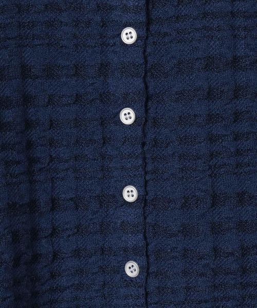 JEANASIS（ジーナシス）の「12Gチェックジャガードクルーカーディガン/590772（カーディガン/ボレロ・レディース・ブラック/ネイビー/レッド/オフホワイト/イエロー・FREE）」の16枚目の写真