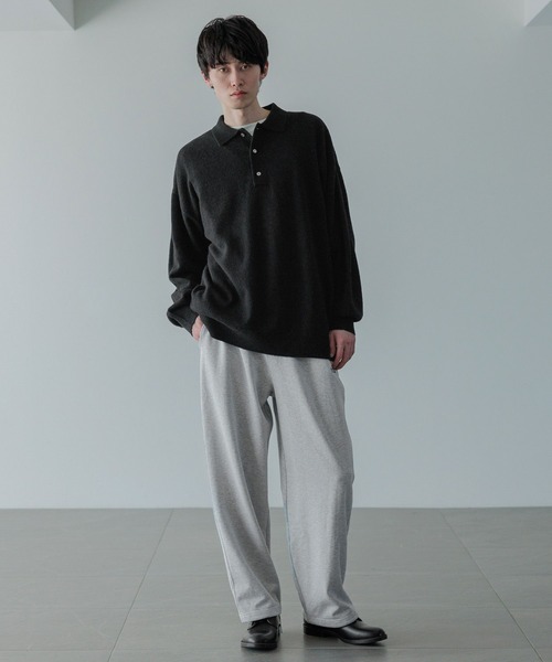 LOWRYS FARM（ローリーズファーム）の「【LFM(U)】ハイゲージニットポロ　 593278（ニット/セーター・メンズ・グレー/その他/ブラック/ピンク・FREE）」の5枚目の写真