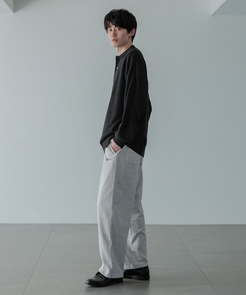 LOWRYS FARM（ローリーズファーム）の「【LFM(U)】ハイゲージニットポロ　 593278（ニット/セーター・メンズ・グレー/その他/ブラック/ピンク・FREE）」の6枚目の写真