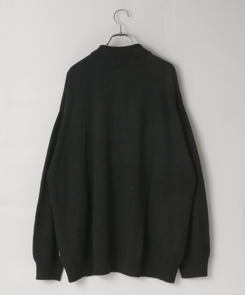 LOWRYS FARM（ローリーズファーム）の「【LFM(U)】ハイゲージニットポロ　 593278（ニット/セーター・メンズ・グレー/その他/ブラック/ピンク・FREE）」の10枚目の写真