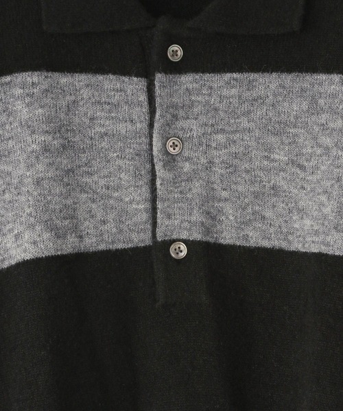 LOWRYS FARM（ローリーズファーム）の「【LFM(U)】ハイゲージニットポロ　 593278（ニット/セーター・メンズ・グレー/その他/ブラック/ピンク・FREE）」の16枚目の写真