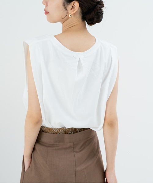 refinedworks(リファインドワークス)の「【refinedworks】アニマルプリント の ノースリーブトップス(Tシャツ/カットソー・レディース・ブラウン/チャコールグレー/ブラック・FREE)」の6枚目の写真