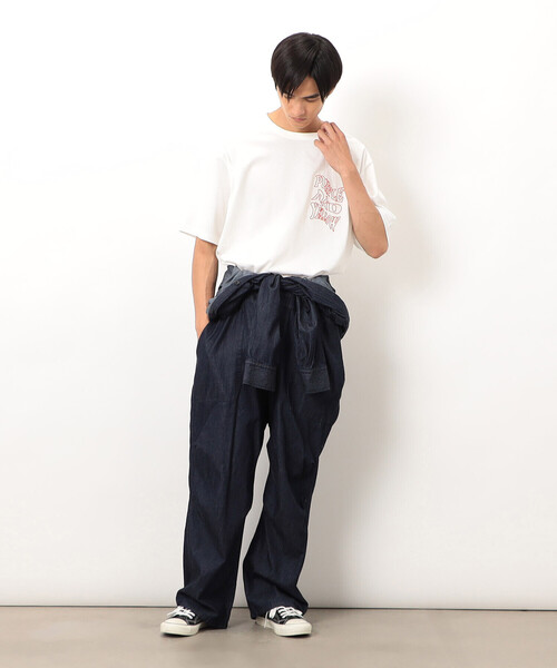 Purple&Yellow（パープルアンドイエロー）の「ライトオンスデニムツナギ（サロペット/オーバーオール・メンズ・ブラック/ワンウォッシュ・SMALL/MEDIUM/LARGE）」の11枚目の写真