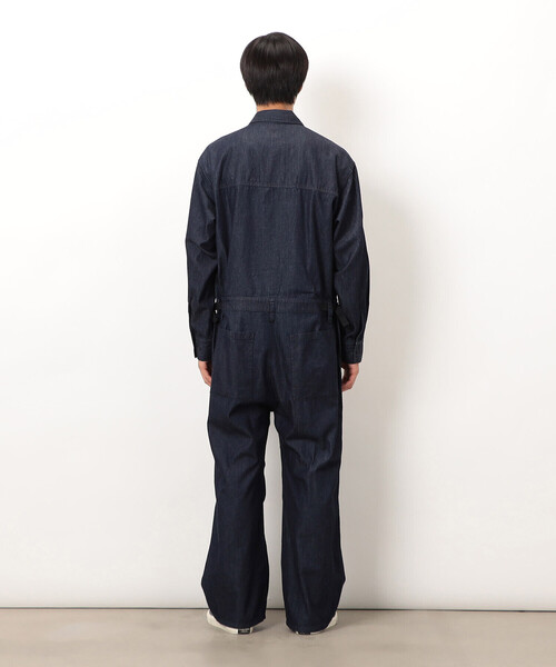 Purple&Yellow（パープルアンドイエロー）の「ライトオンスデニムツナギ（サロペット/オーバーオール・メンズ・ブラック/ワンウォッシュ・SMALL/MEDIUM/LARGE）」の5枚目の写真