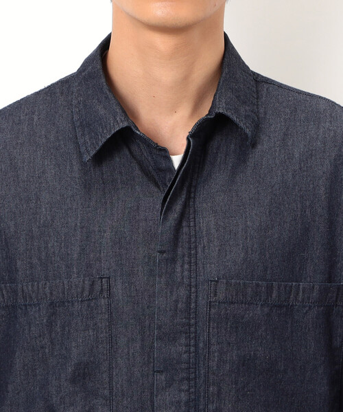 Purple&Yellow（パープルアンドイエロー）の「ライトオンスデニムツナギ（サロペット/オーバーオール・メンズ・ブラック/ワンウォッシュ・SMALL/MEDIUM/LARGE）」の8枚目の写真